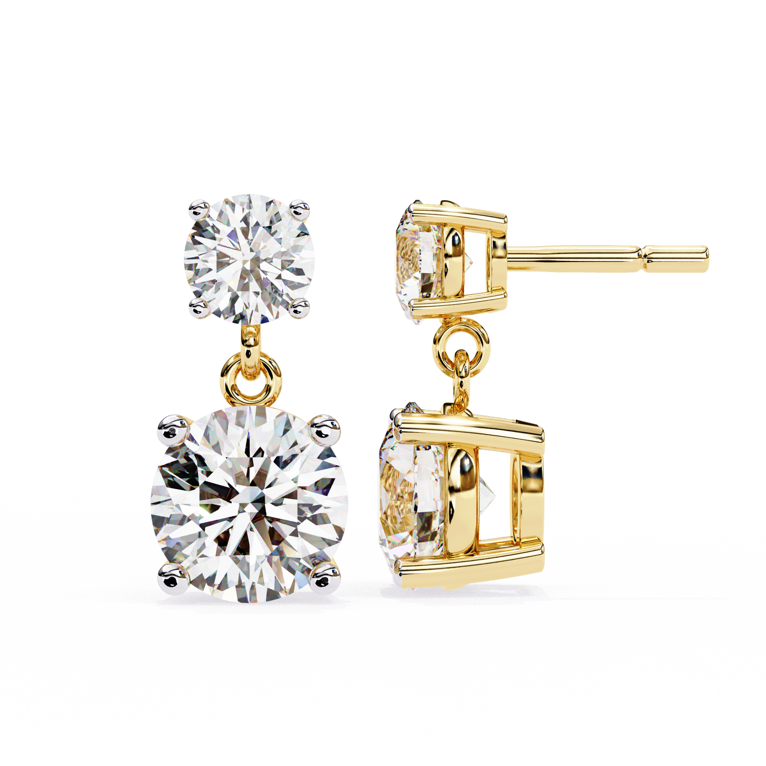 Evie Solitaire Earring