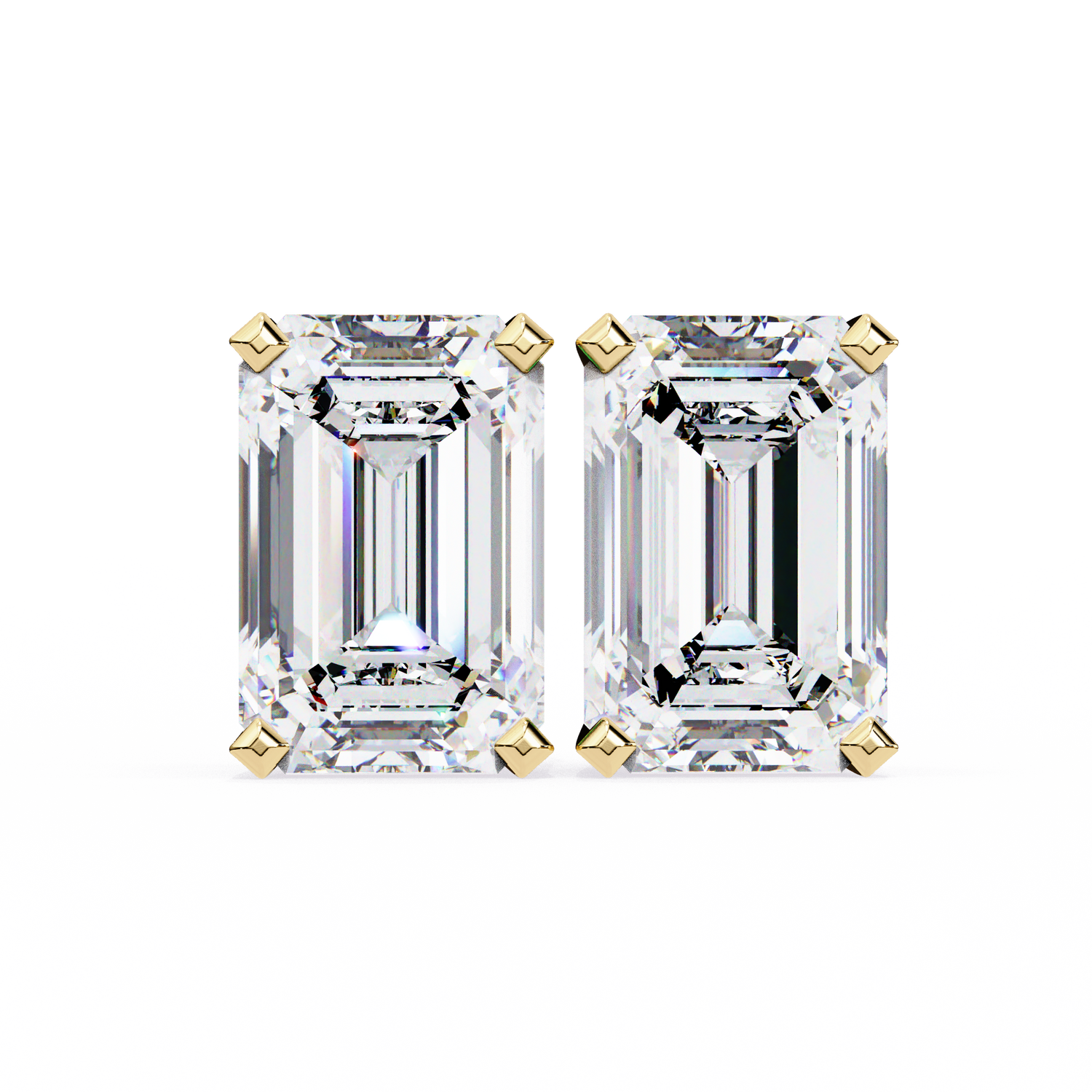 Lyric Emerald Studs