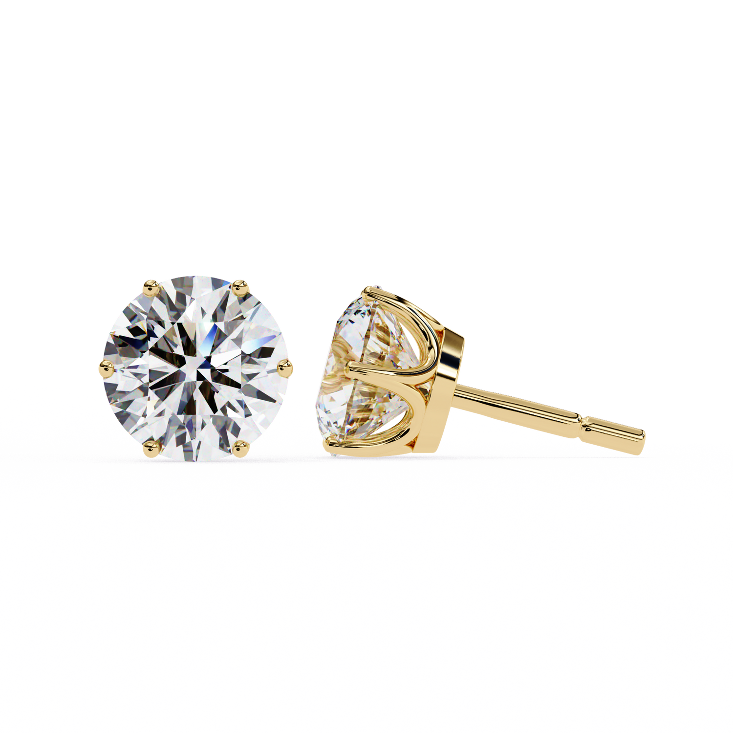 Stella Solitaire Studs